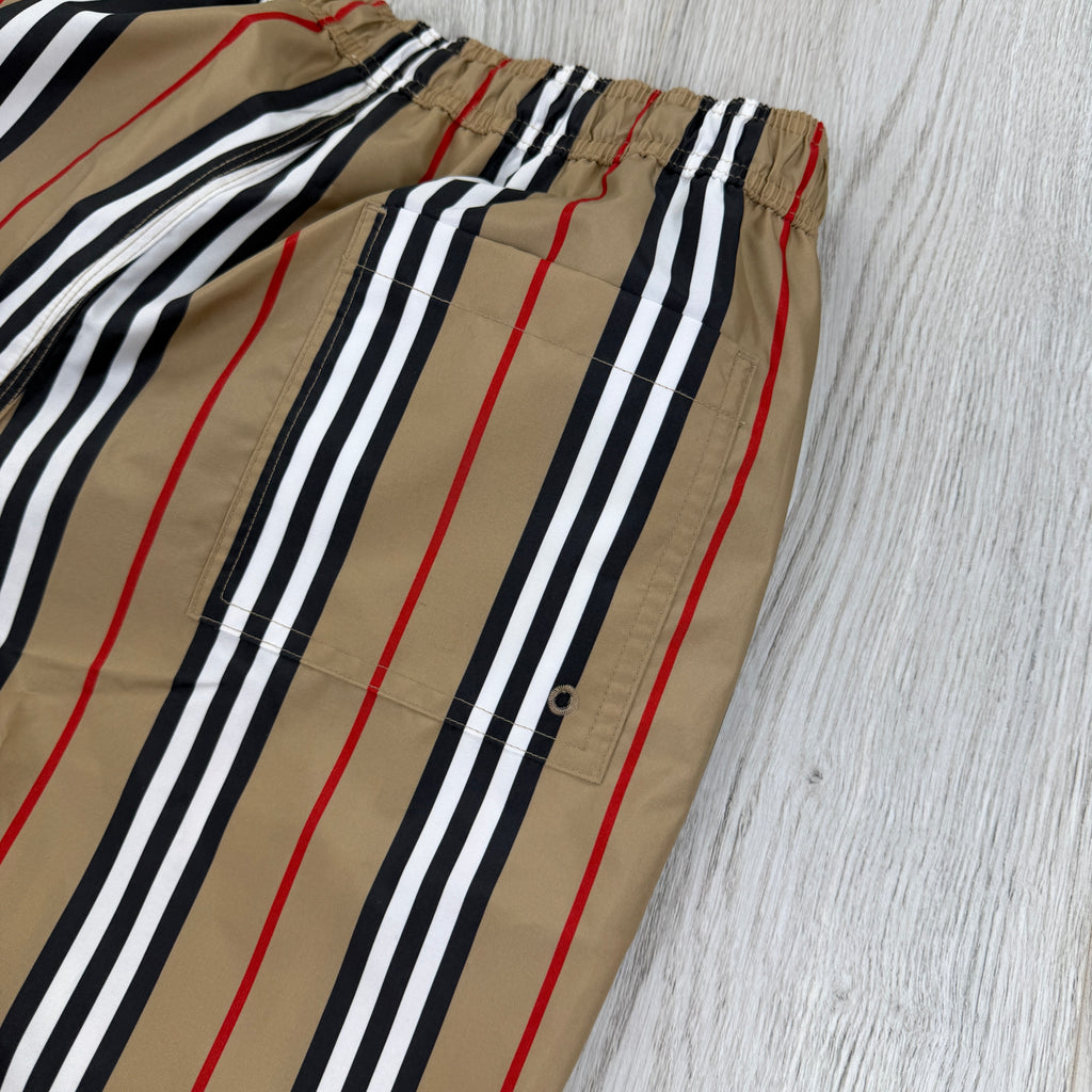 Burberry Men’s Check Drawcord Swim Shorts