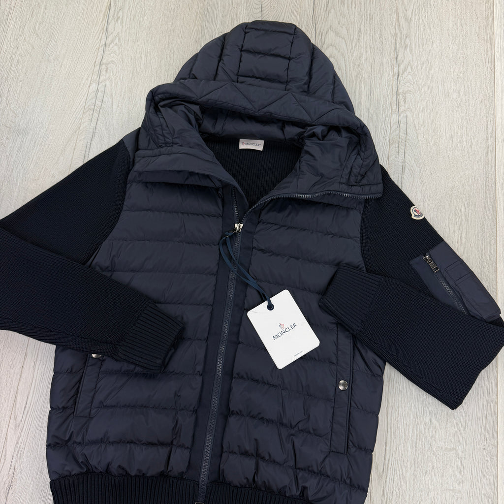 Moncler Men’s Navy Maglia Tricot Cardigan - XL