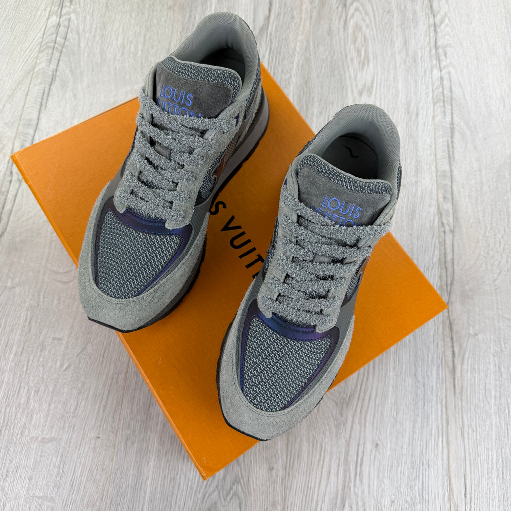Louis Vuitton Men’s Grey Run Away Trainers - Uk 8 (Fit Uk 8.5)