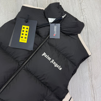 Moncler x Palm Angels Men’s Black Down Gilet - Size 2