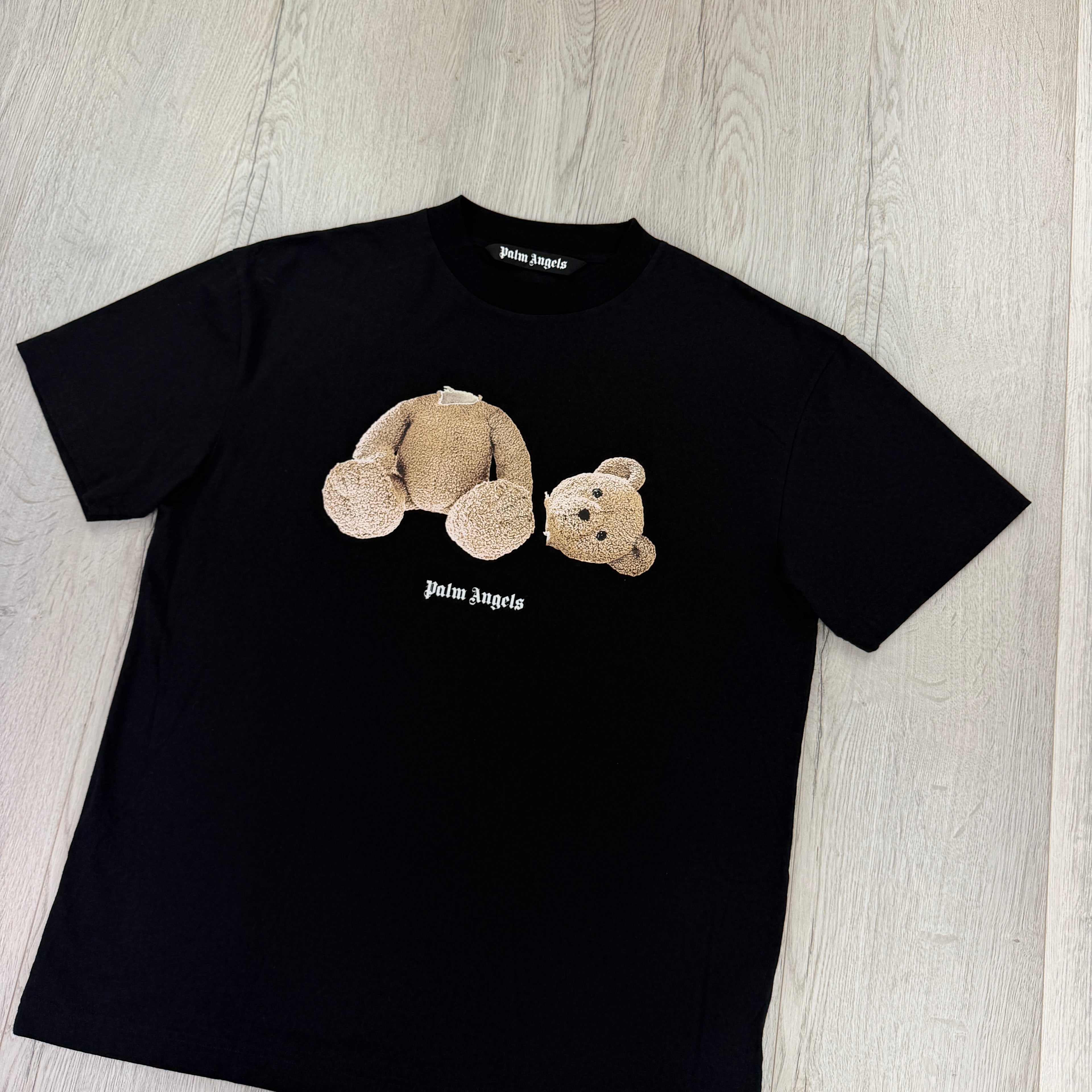 Palm Angels Kill Bear Black Oversized T-shirt - Large