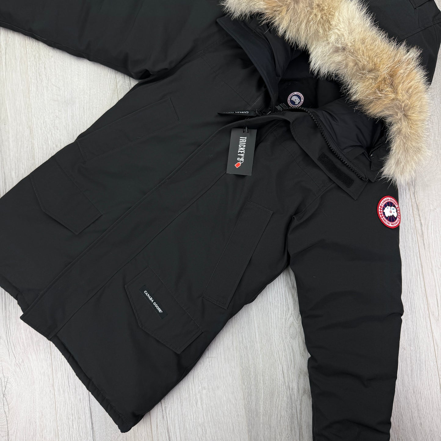 Canada Goose Men’s Black Langford Parker Jacket - XS Fusion