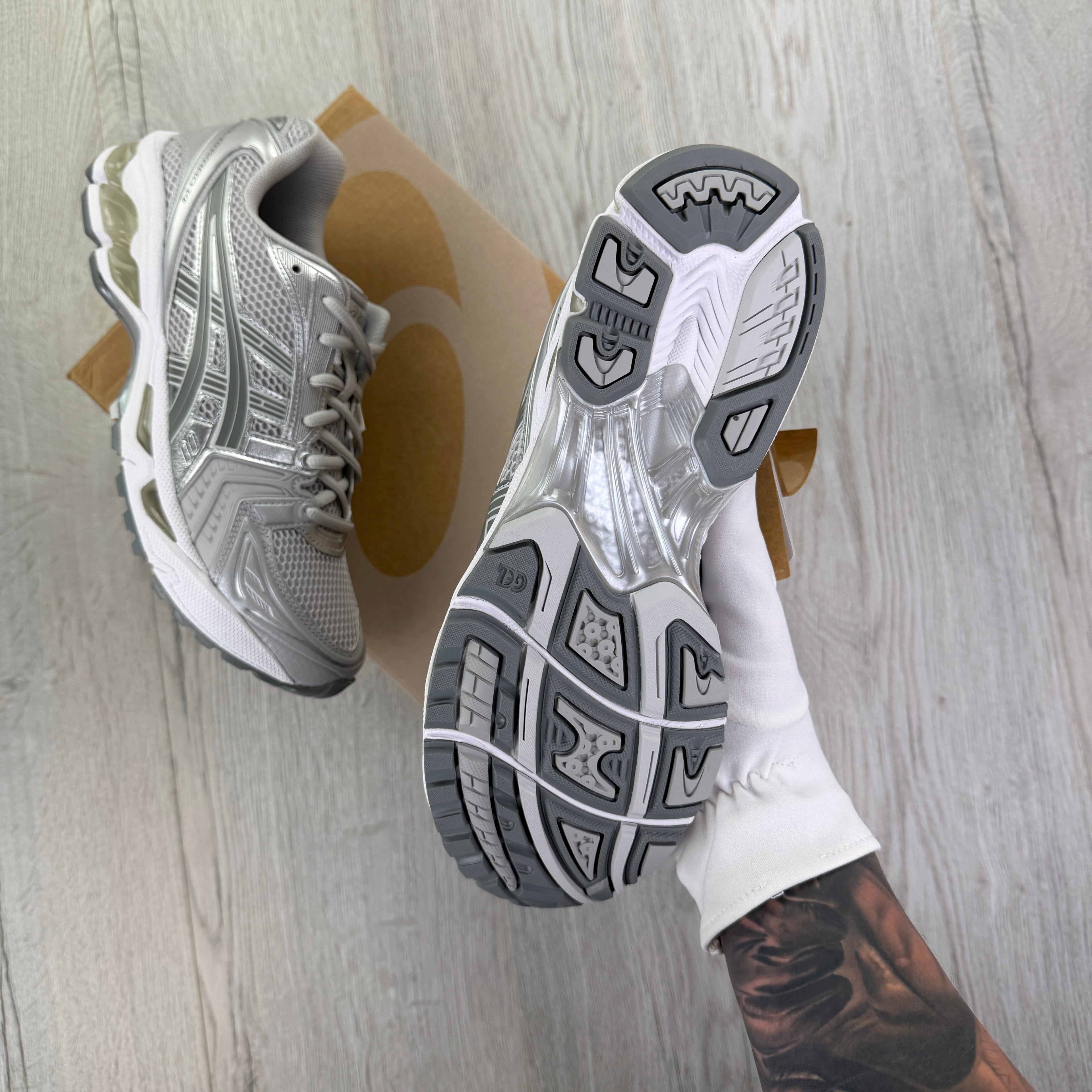 ASICS Gel-Kayano 14 Cloud Grey / Clay Grey Trainers