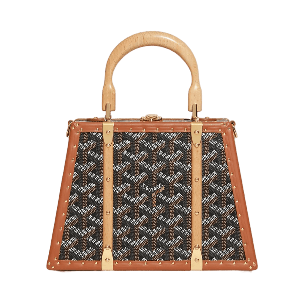 Goyard Saigon Mini Trunk Bag Black & Tan