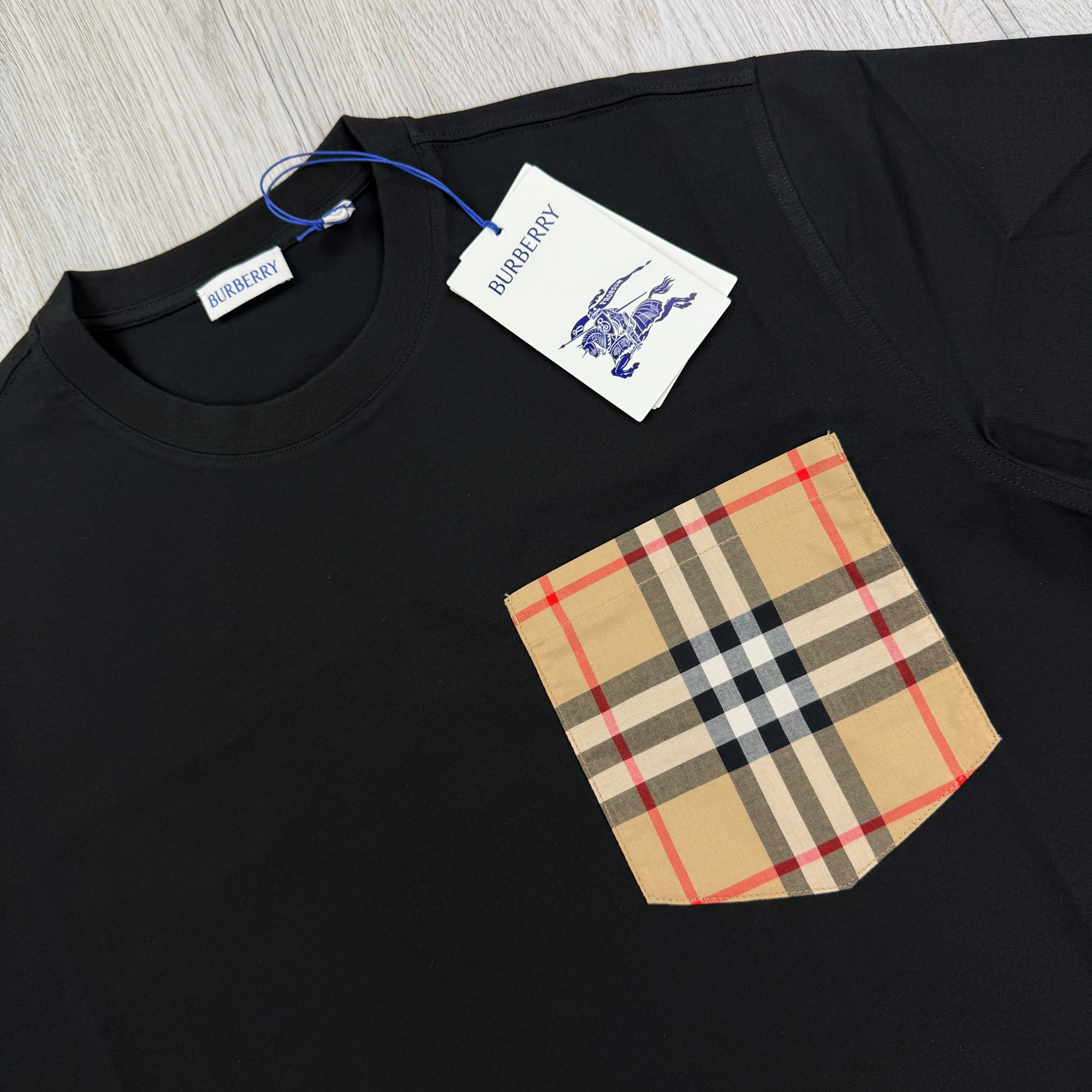 Burberry Men’s Black T-shirt & Shorts Set