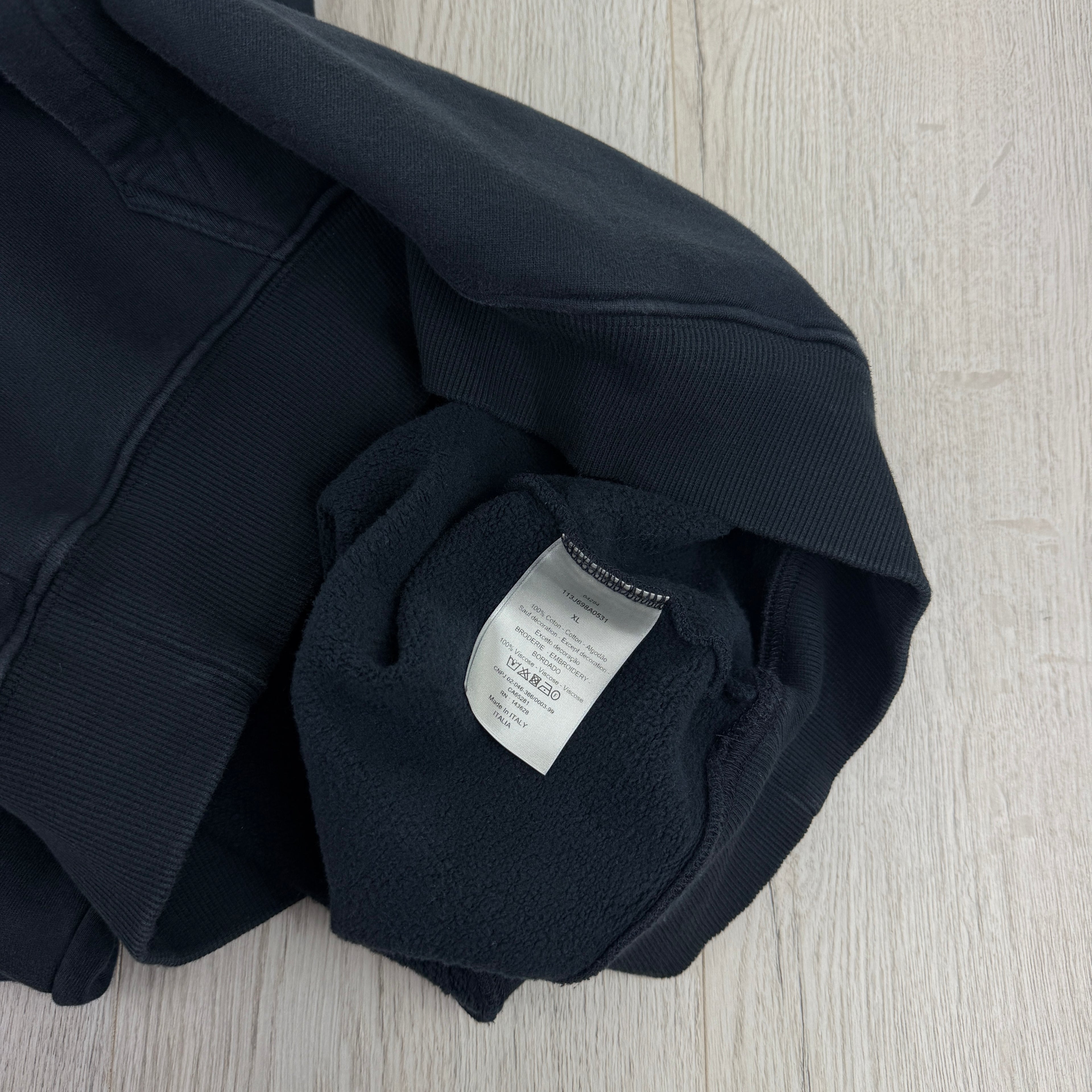 Dior Men’s Navy Pullover Hoodie - XL Slim