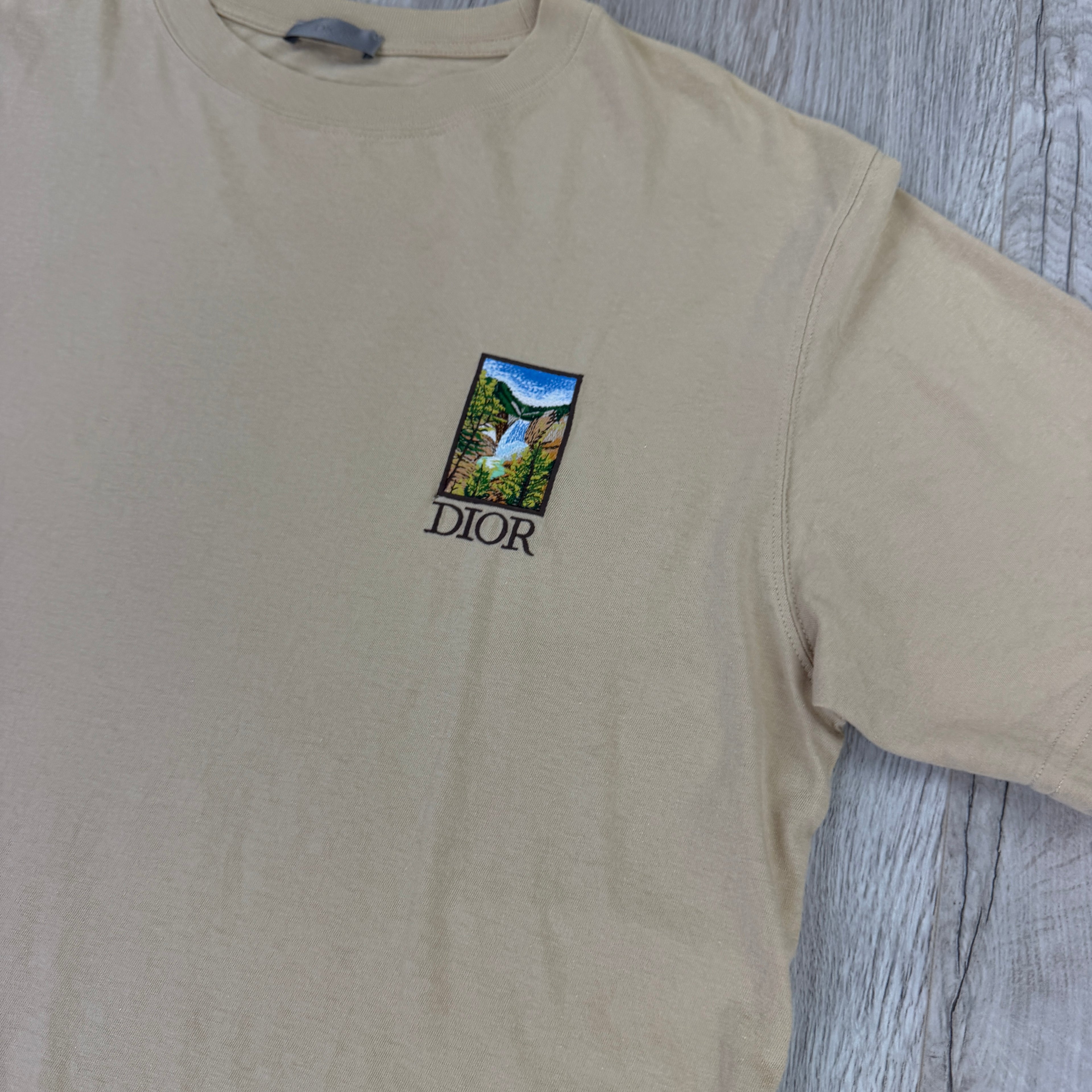 Christian Dior Men’s Beige T-shirt - Medium