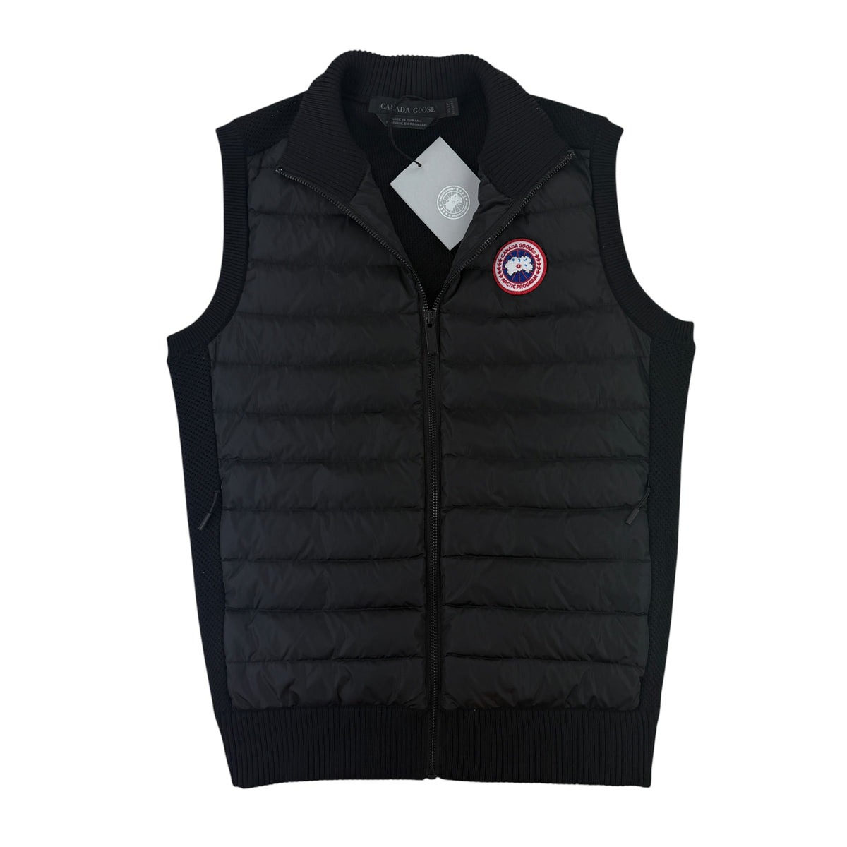 Canada Goose Men’s Black Knitted Vest Gilet - XS