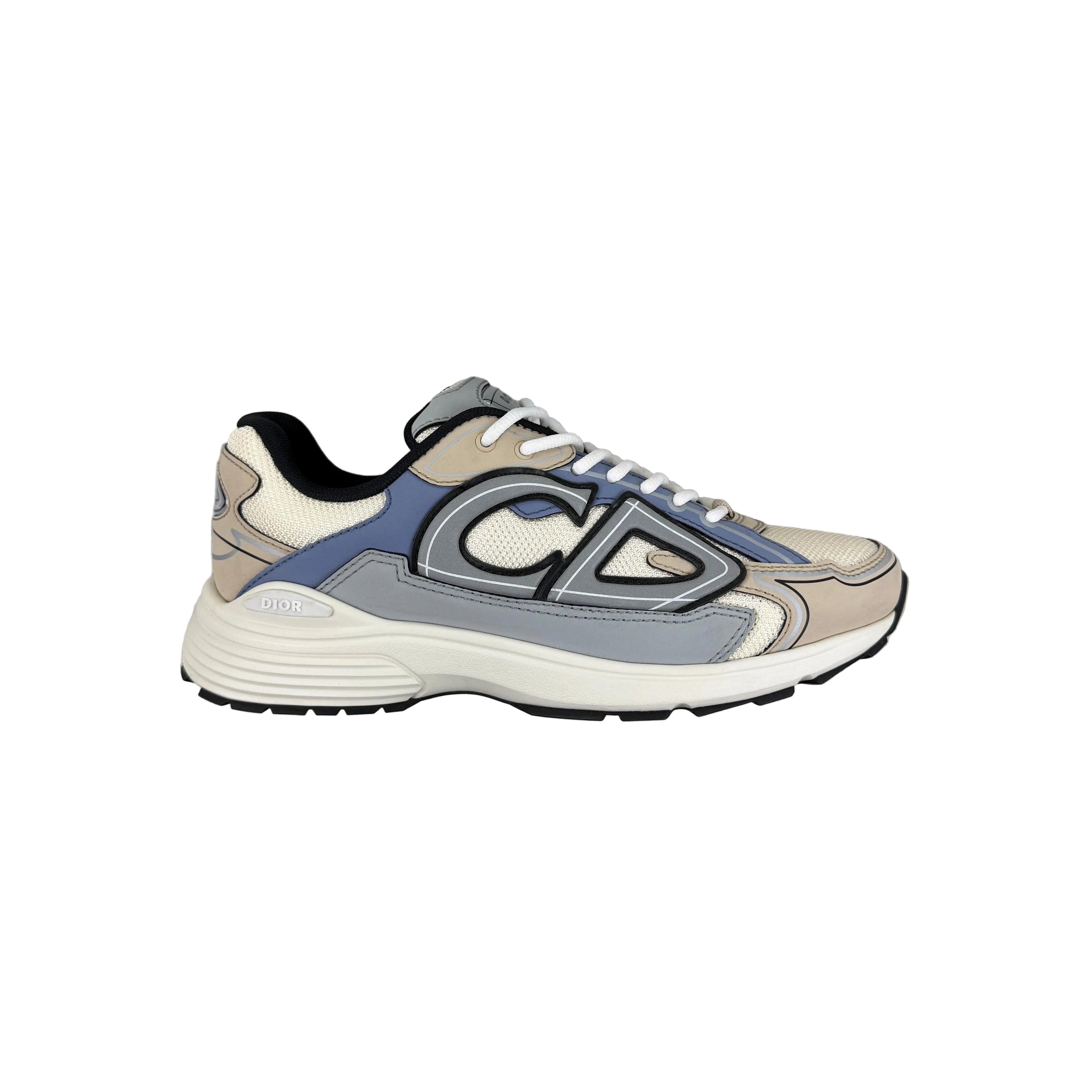Dior B30 Men’s Beige & Blue Trainers - 41.5 (Uk 7.5)