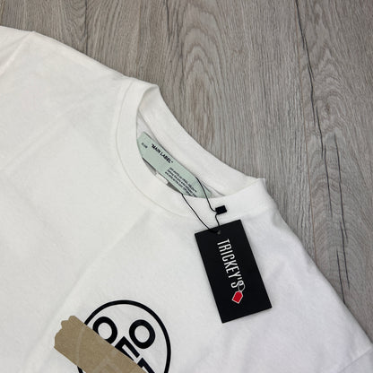 Off White Men’s White Tape Arrow Oversized T-shirt