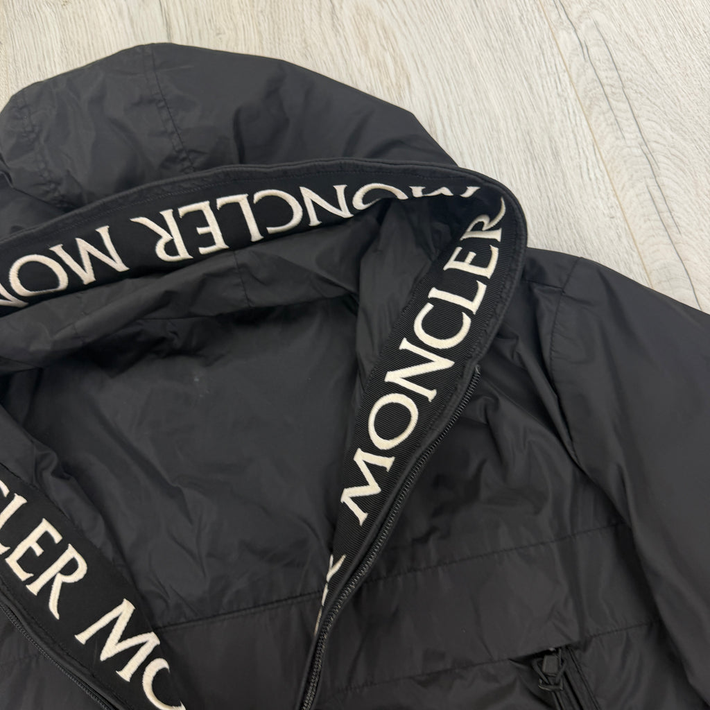 Moncler Massereau Giubbotto Men’s Black Windbreaker Jacket - Size 4