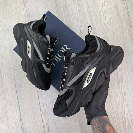 Dior B22 Men’s Triple Black Trainers - 44.5 (Fit Uk 10)