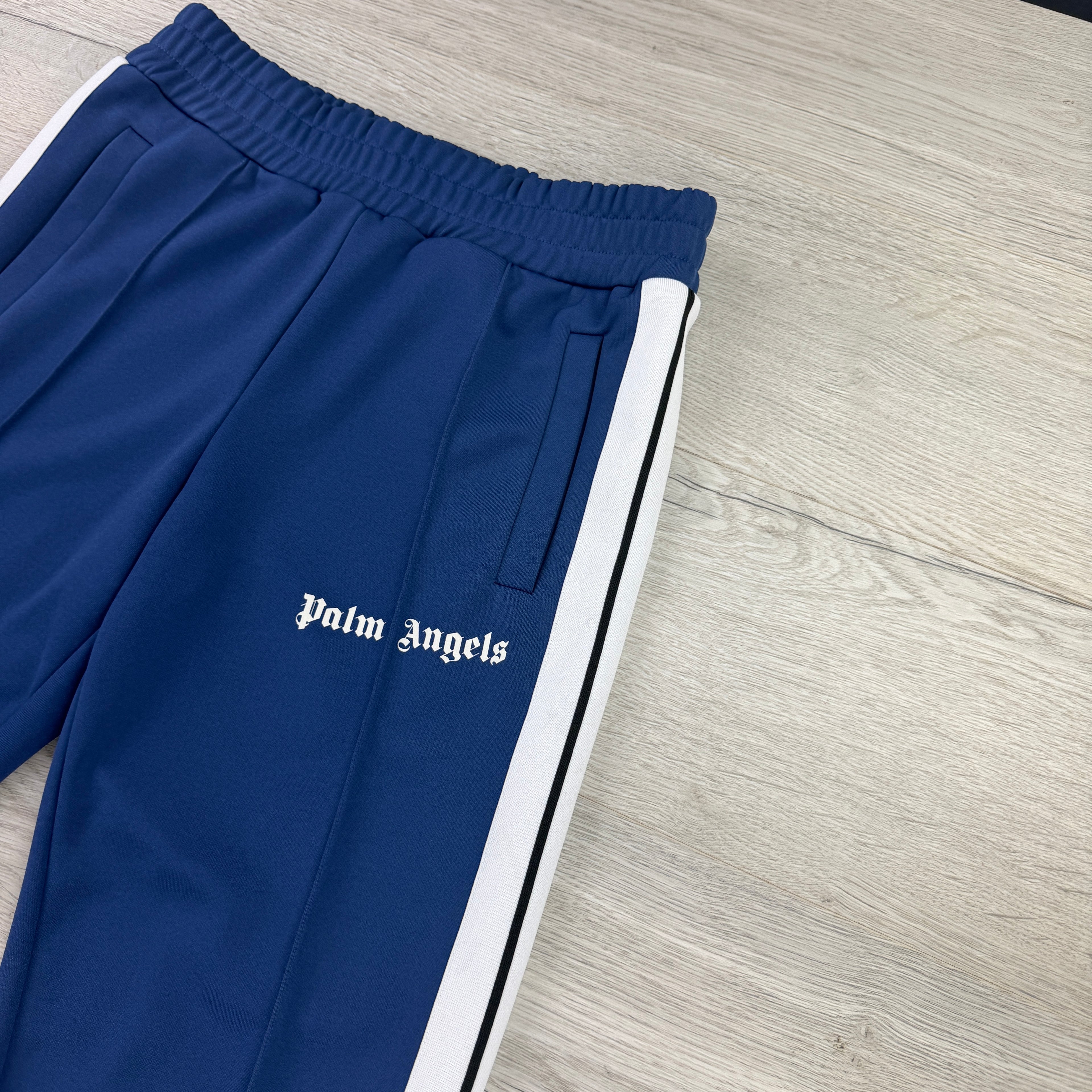 Palm Angels Men’s Navy Track Pants - Medium