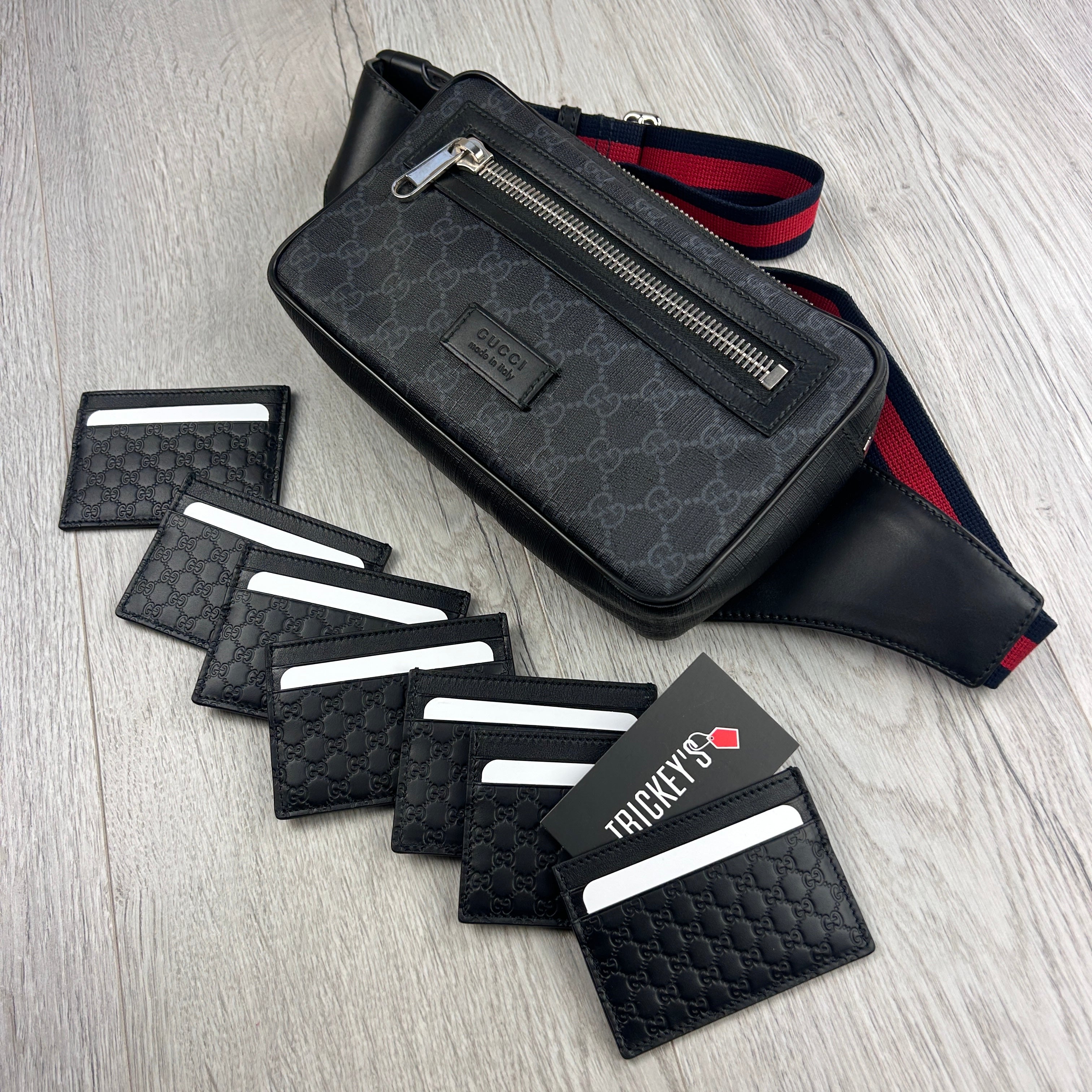 Gucci GG Interlocking Black Card Holder