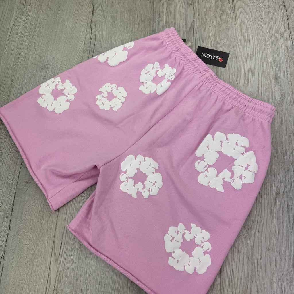 Denim Tears Baby Pink Jersey Shorts