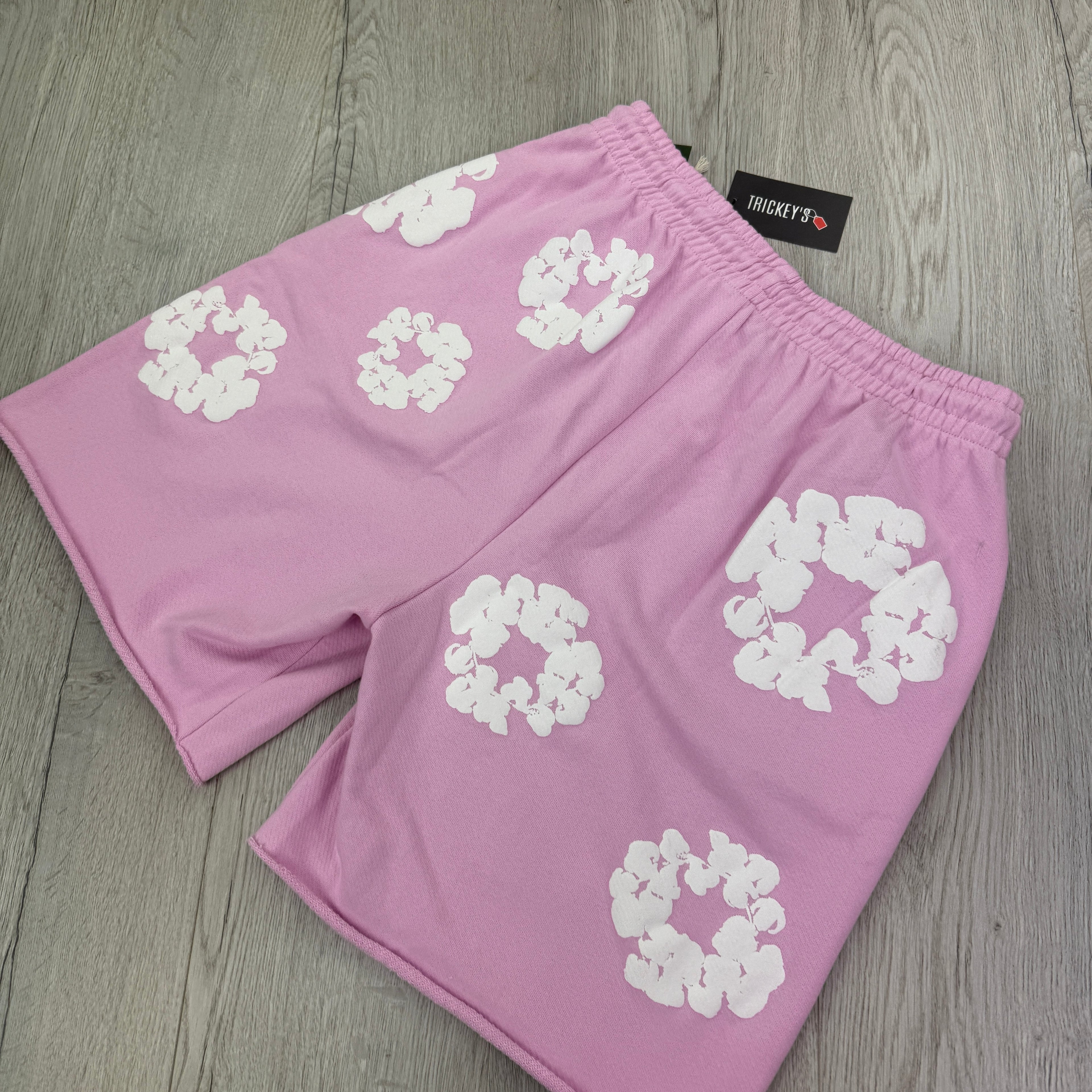 Denim Tears Baby Pink Jersey Shorts