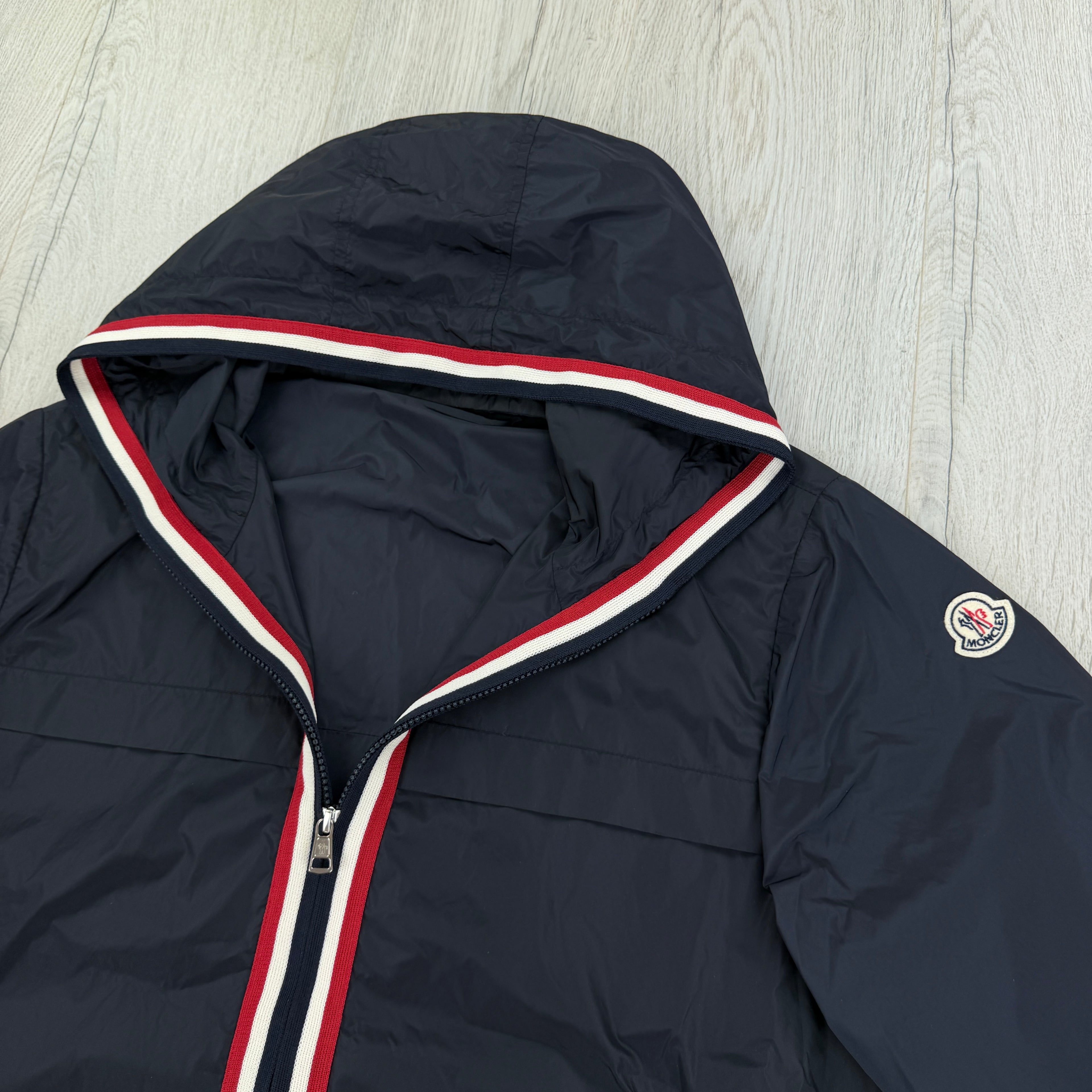 Moncler Men’s Navy Zip-up Anton Windbreaker Jacket - Size 4