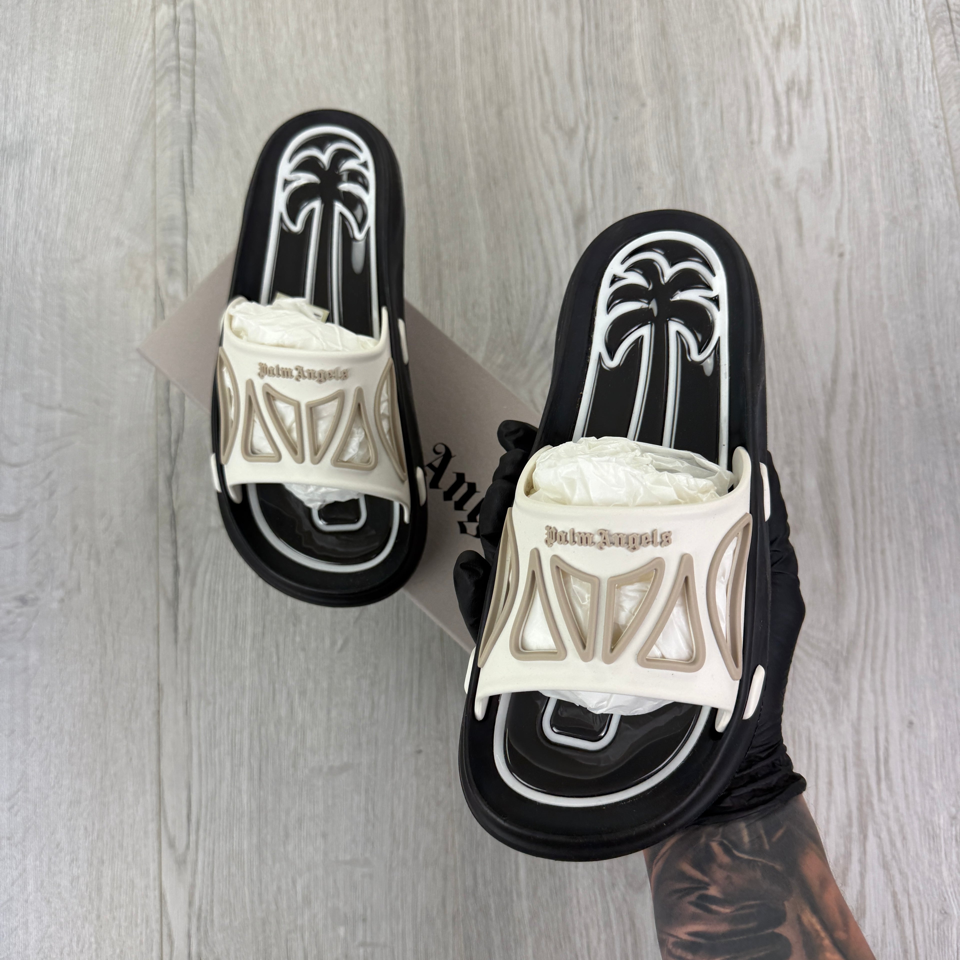 Palm Angels Men’s Cut-Outs Slides