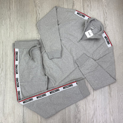 Moschino Men’s Grey Full Tracksuit - Medium