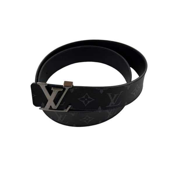 Louis Vuitton Men’s Monogram Original Belt With Silver Buckle - 95 (UK 30-36)