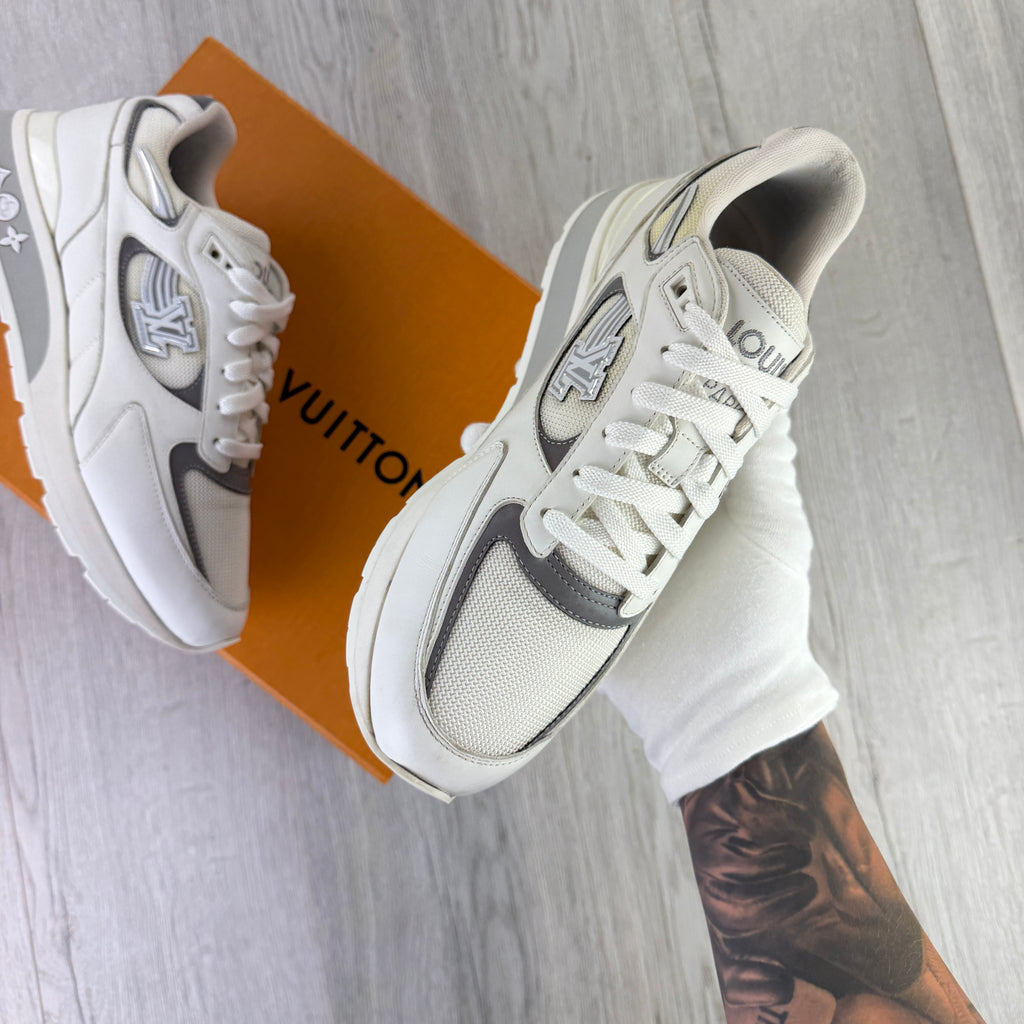 Louis Vuitton Men’s White Run Away Trainers - Uk 8 (Fit Uk 8.5)