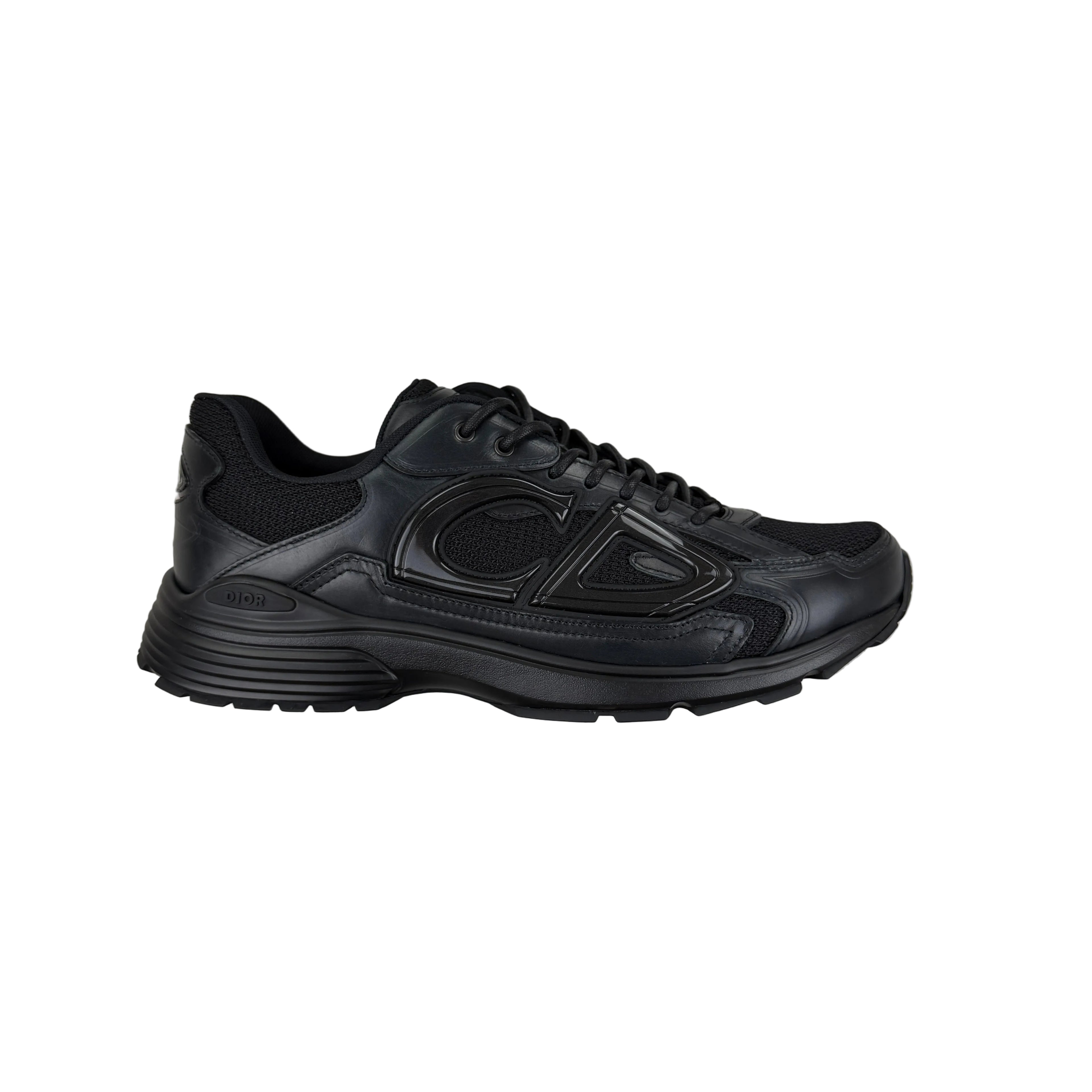 Dior B30 Men’s Triple Black Countdown Trainers - 43 (Fit Uk 9)