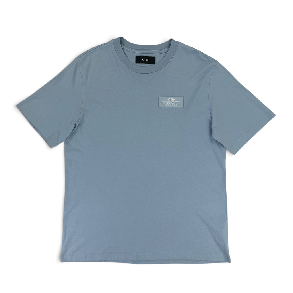 Amiri Men’s Baby Blue T-shirt - Large