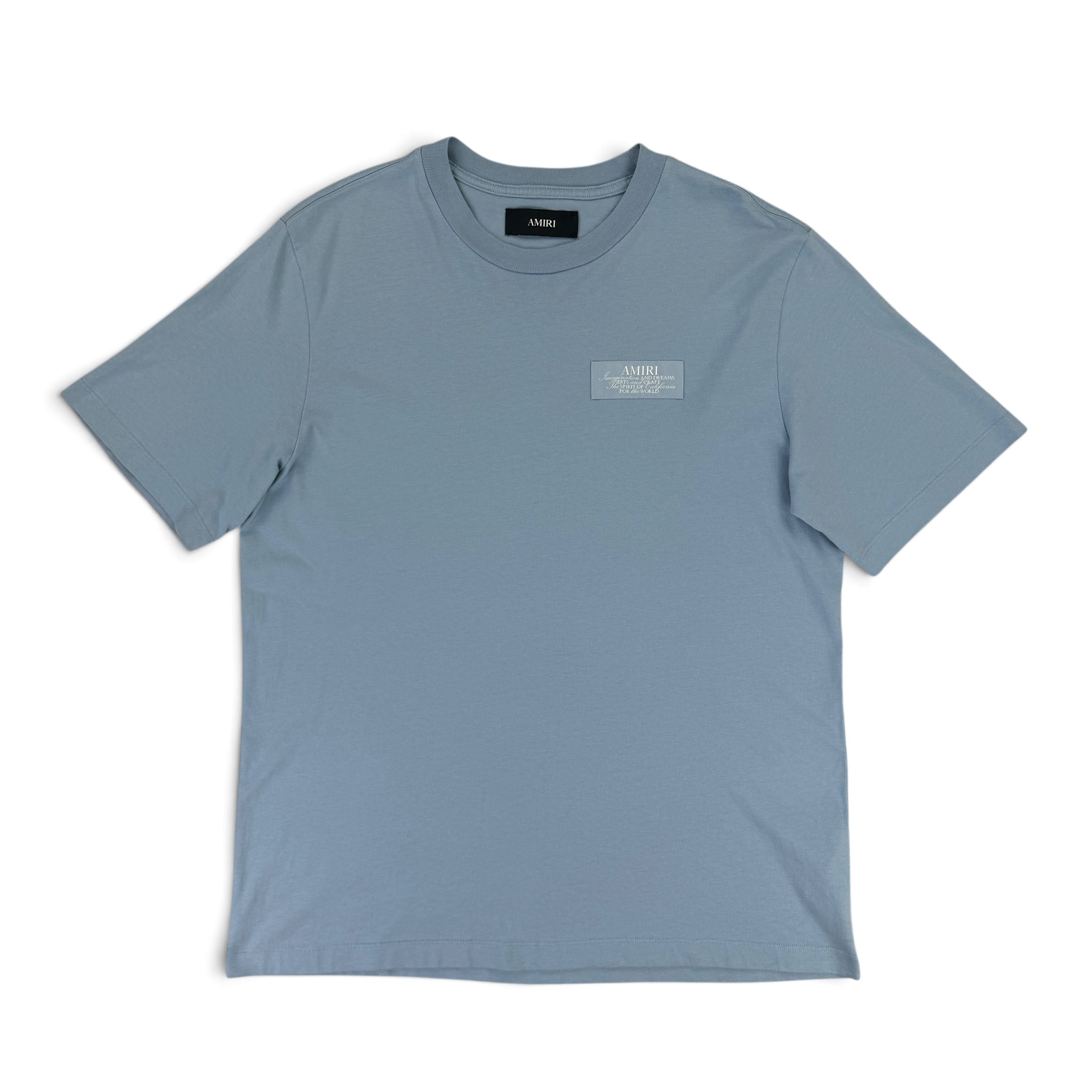 Amiri Men’s Baby Blue T-shirt - Large