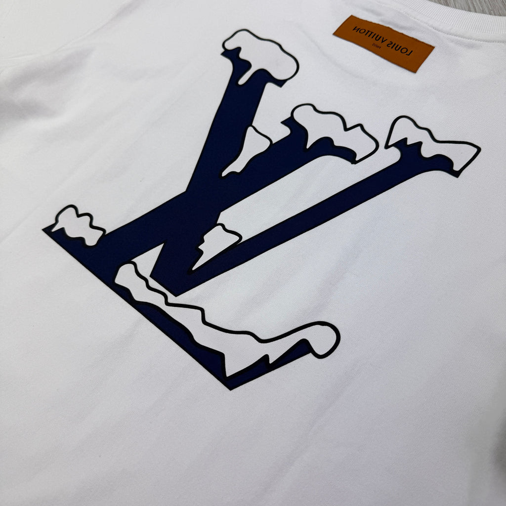 Louis Vuitton ‘Do a kickflip’ White T-shirt - Large