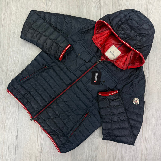 Moncler Men’s Navy / Red Clovis Jacket - Size 3