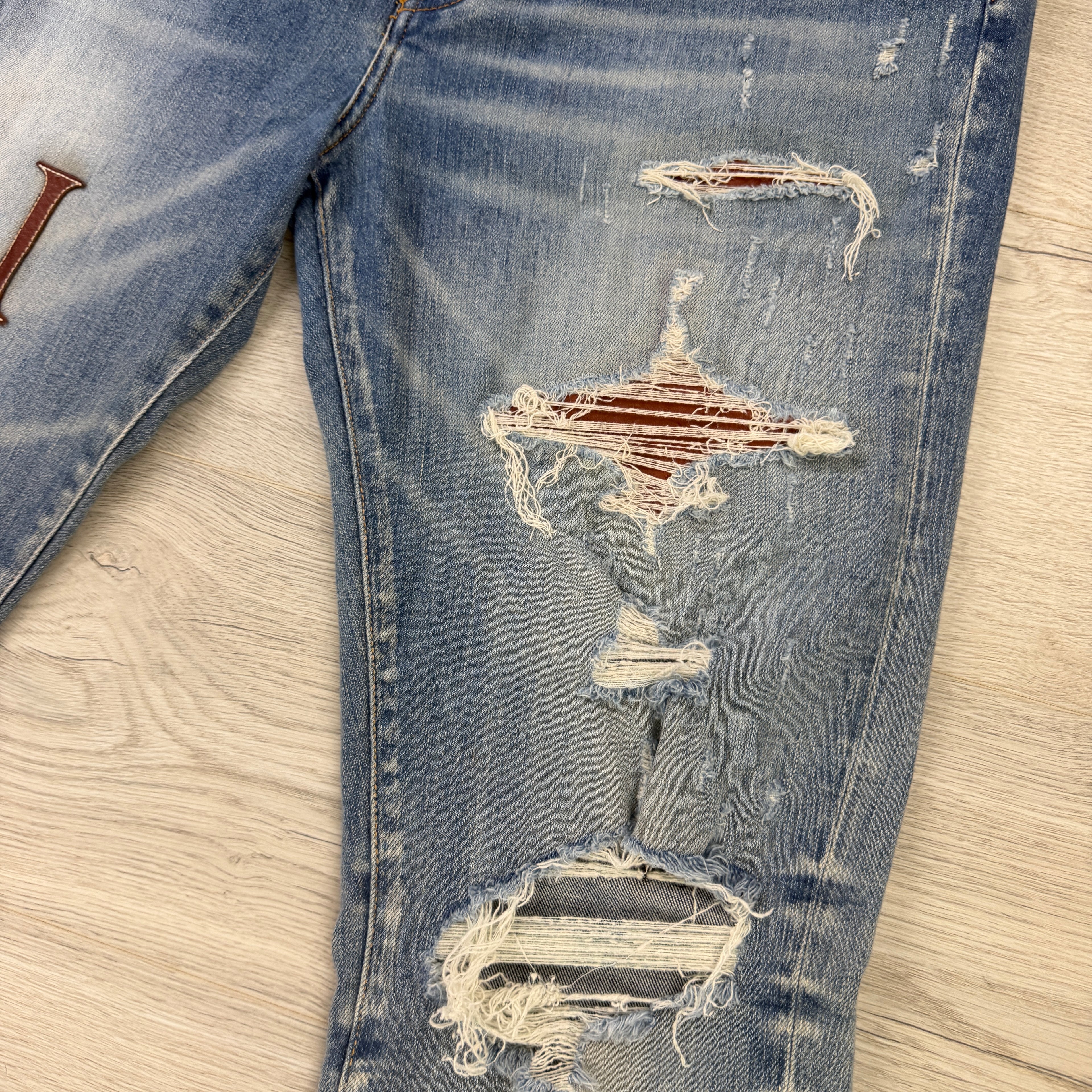 Amiri Men’s Blue Denim MX1 Jeans - Uk 38
