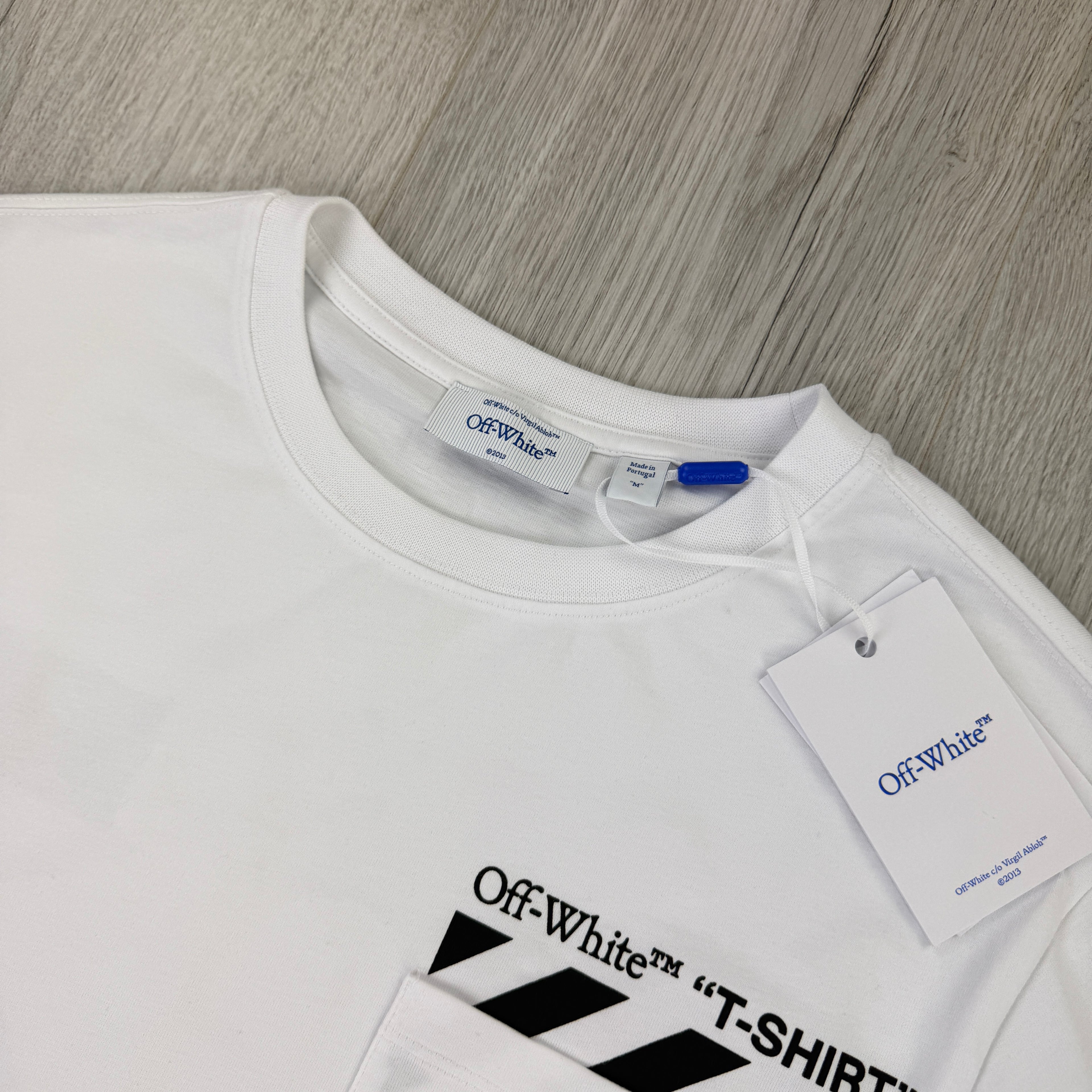 Off White Men’s White T-shirt - Medium