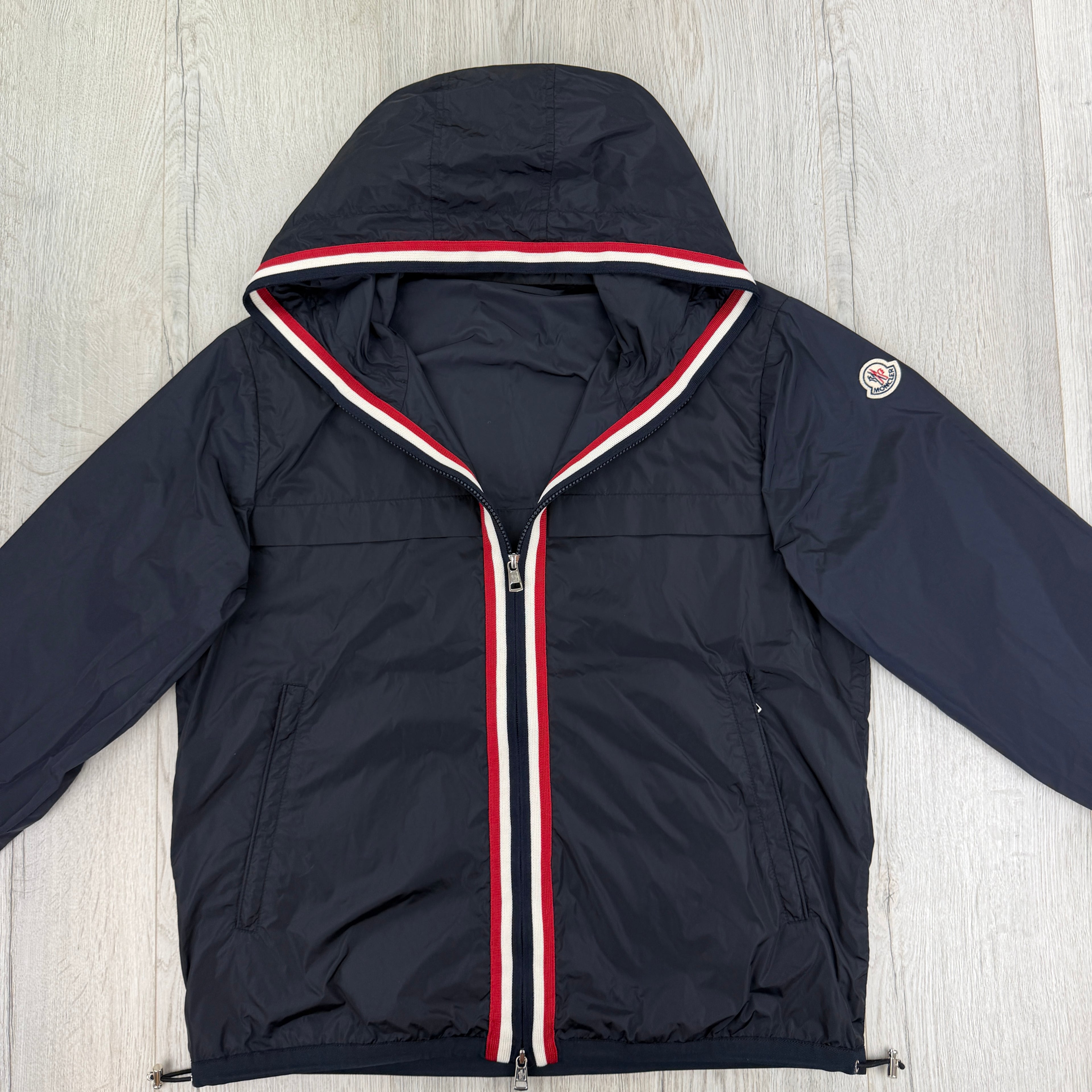 Moncler Men’s Navy Zip-up Anton Windbreaker Jacket - Size 4