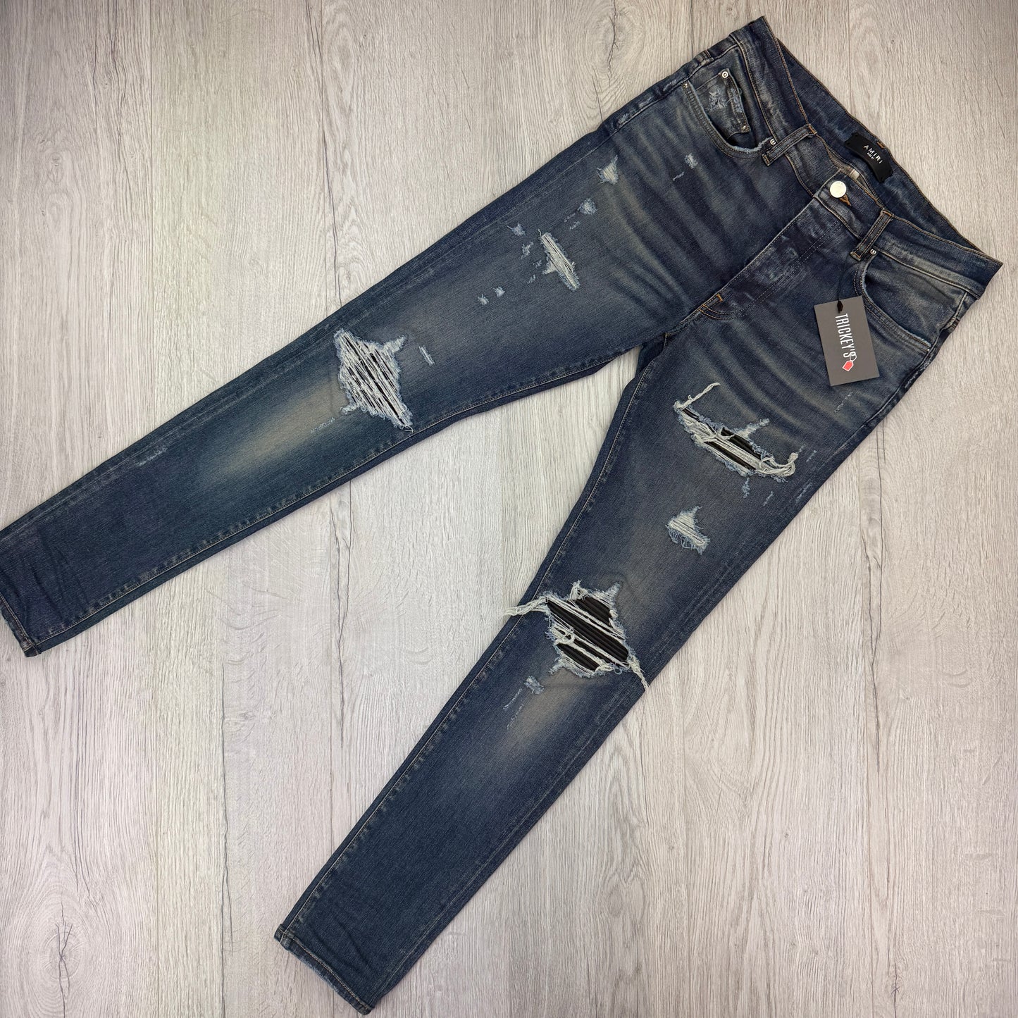Amiri Men’s MX1 Distressed Jeans - Uk 31