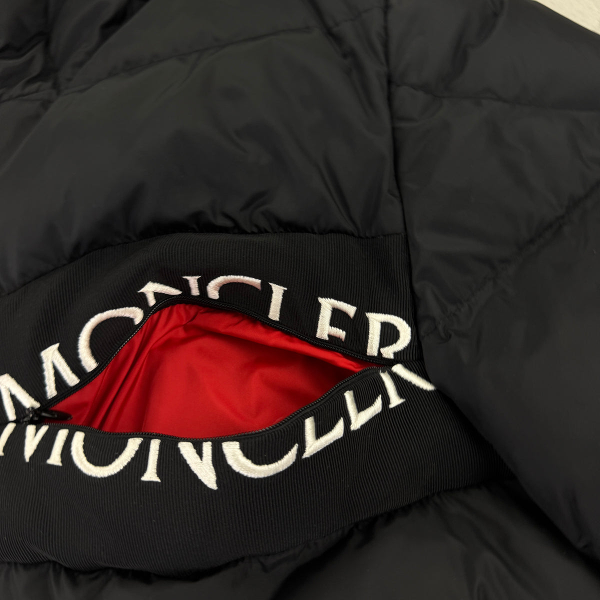 Moncler Men’s Aitton Giubbotto Black Puffer Jacket - Size 3