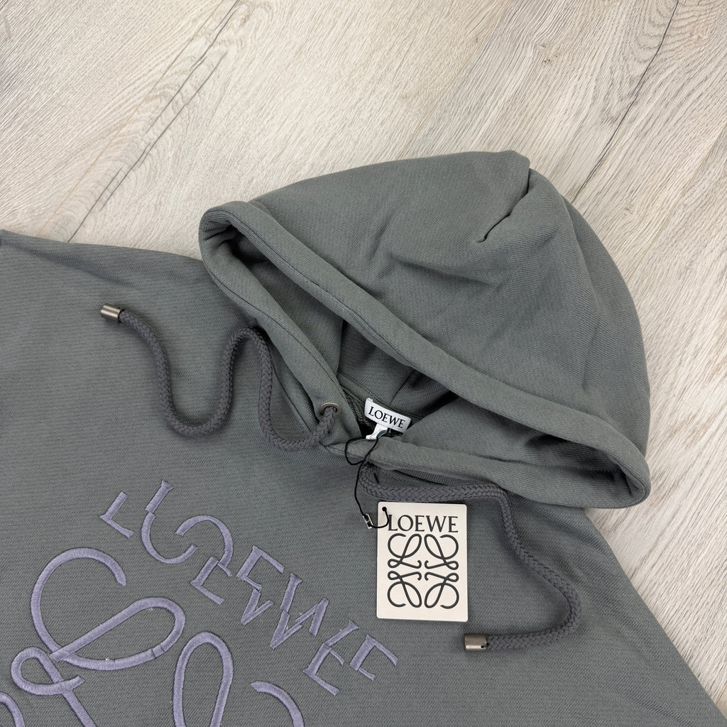 Loewe Men’s Grey Pullover Hoodie