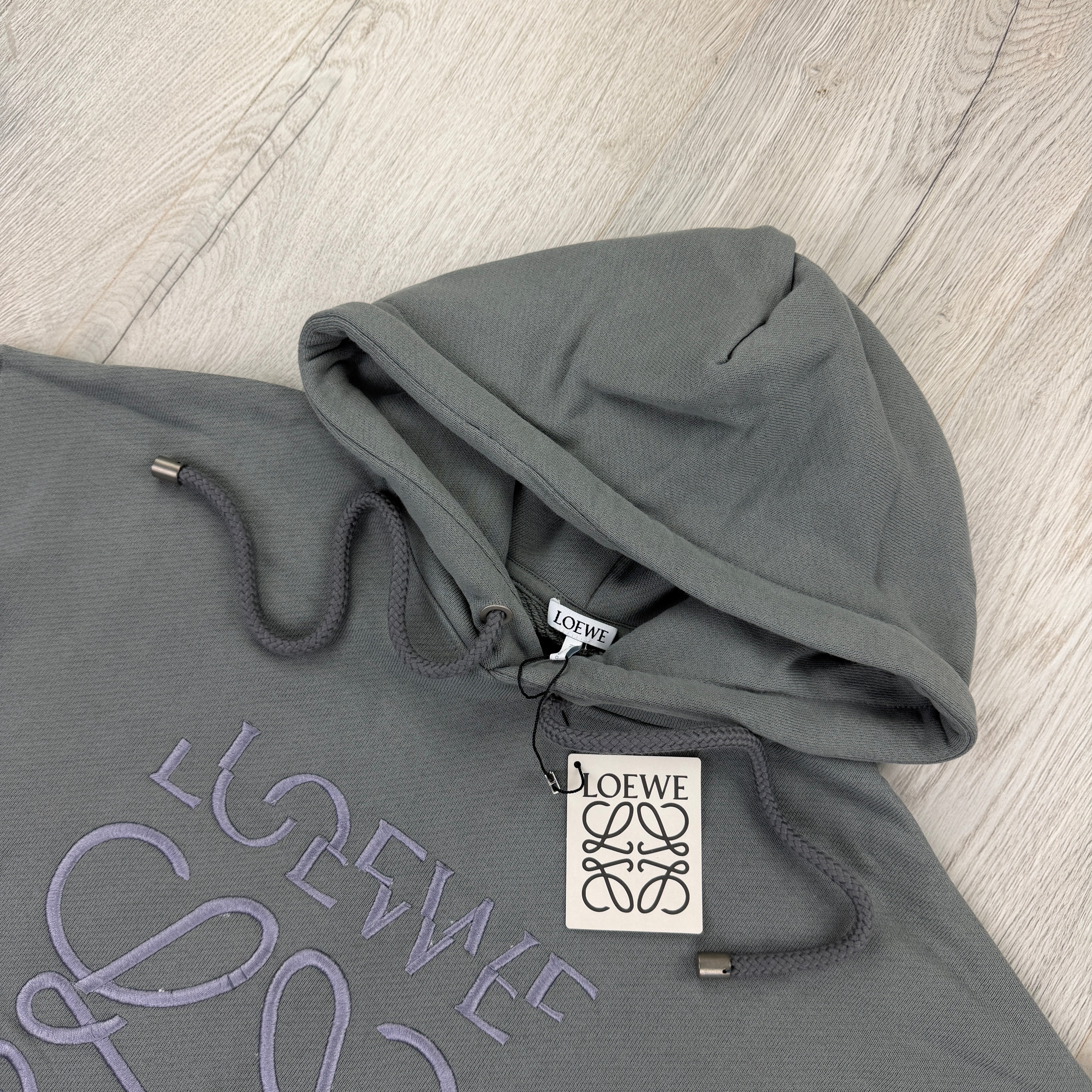 Loewe Men’s Grey Pullover Hoodie
