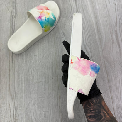 Louis Vuitton Men’s Multicolour Waterfront Mule Sliders - Uk 9