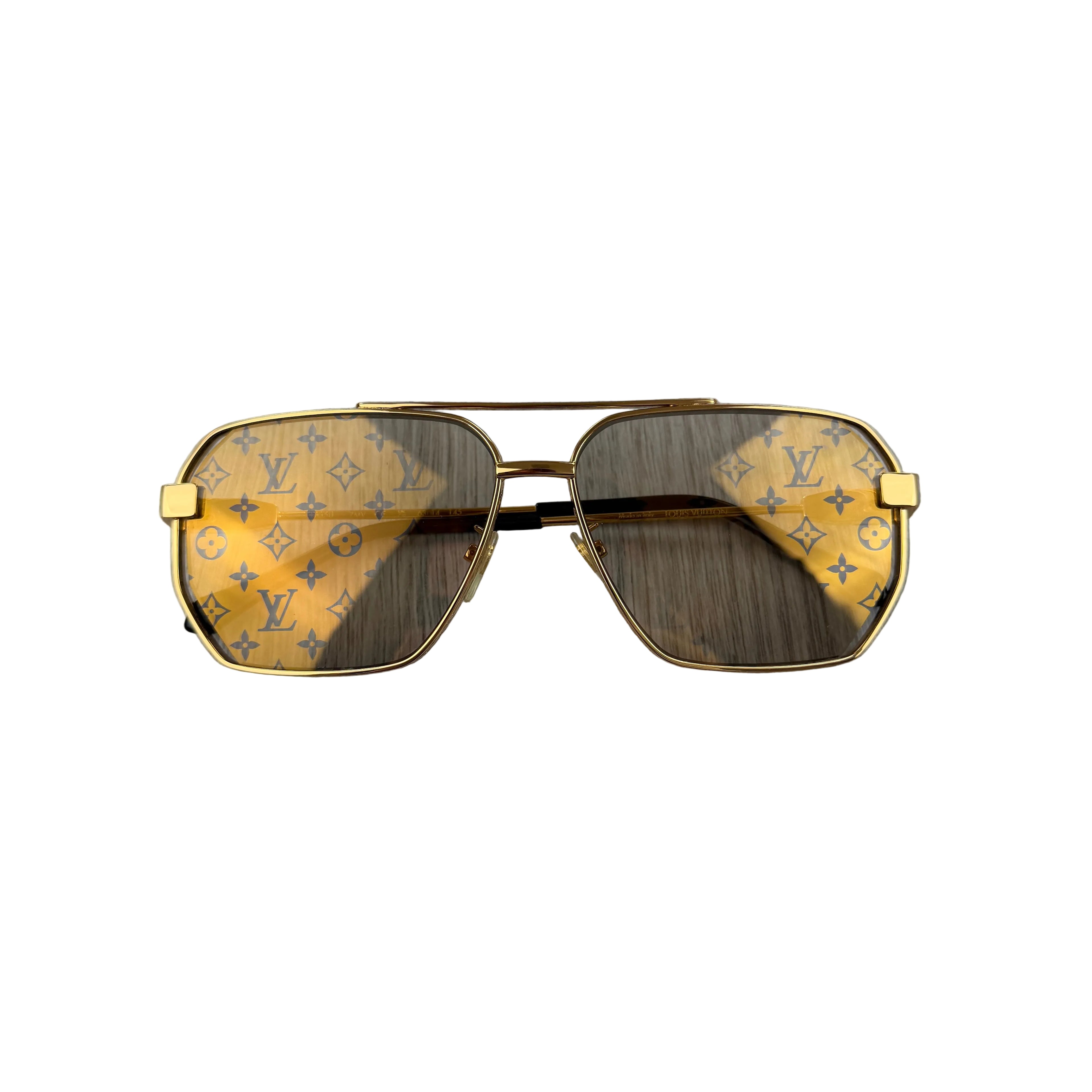 Louis Vuitton Men’s Gold Monogram Sunglasses