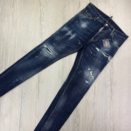 Dsquared2 Men’s Blue Distressed Cool Guy Jeans - 46 (Uk 30)