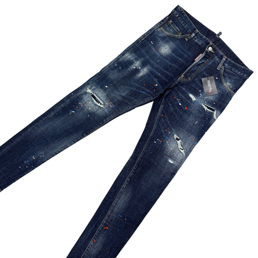 Dsquared2 Men’s Blue Distressed Cool Guy Jeans - 46 (Uk 30)