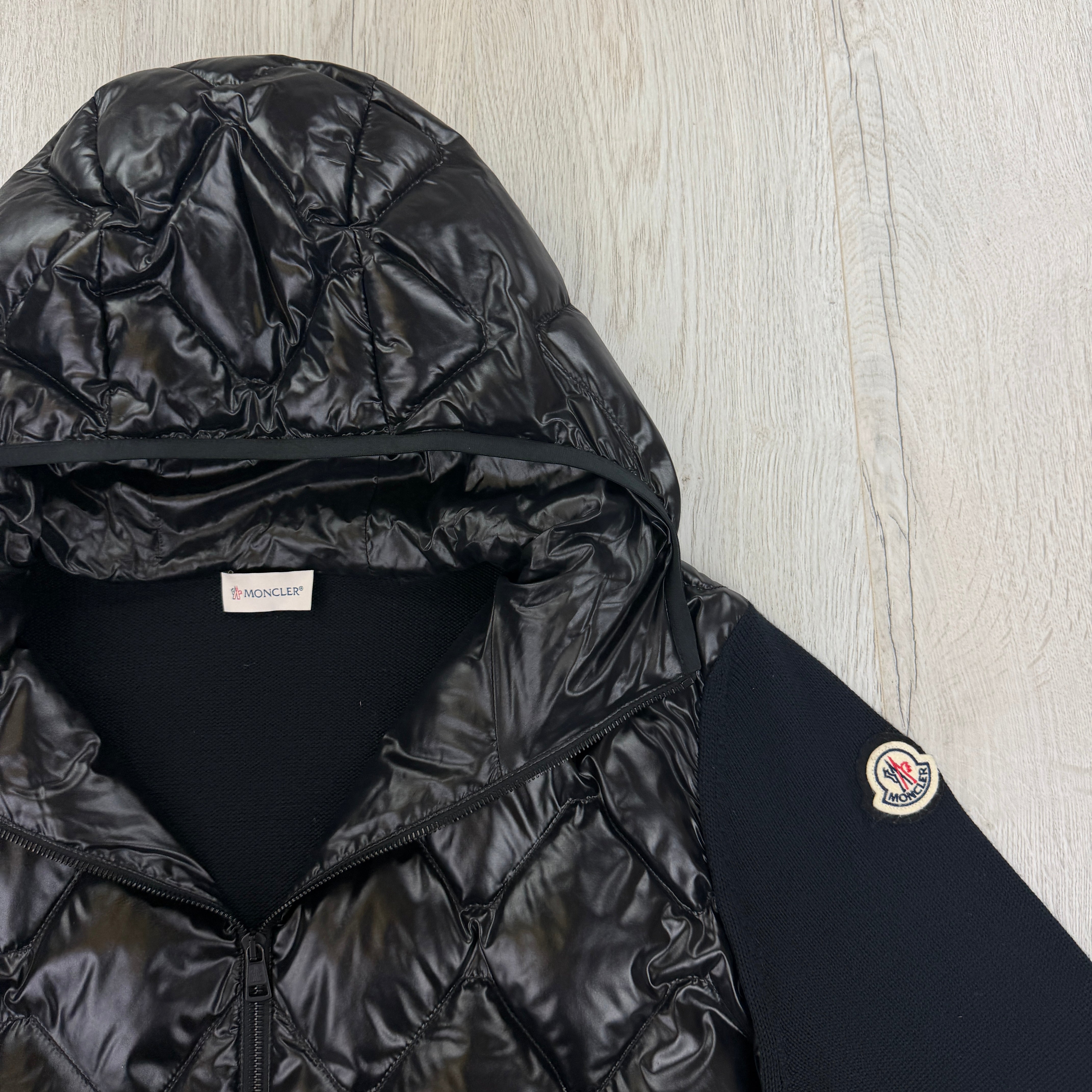 Moncler Men's Black Tricot Cardigan - XL Slim – Trickey.store