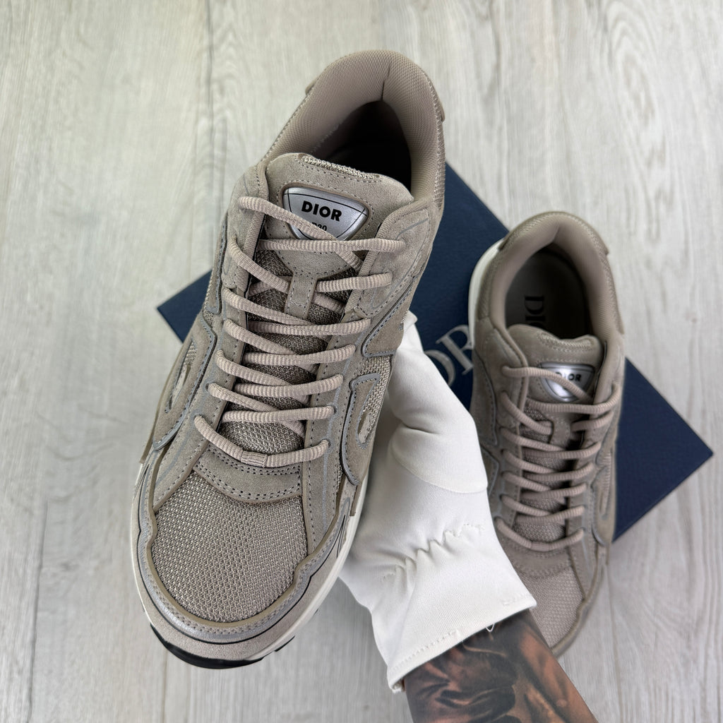 Dior B30 Men’s Full Suede Grey Trainers - 43.5 (Uk 9.5)