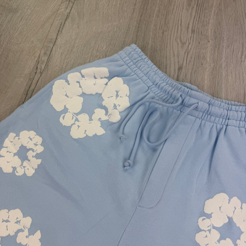 Denim Tears Baby Blue Jersey Shorts