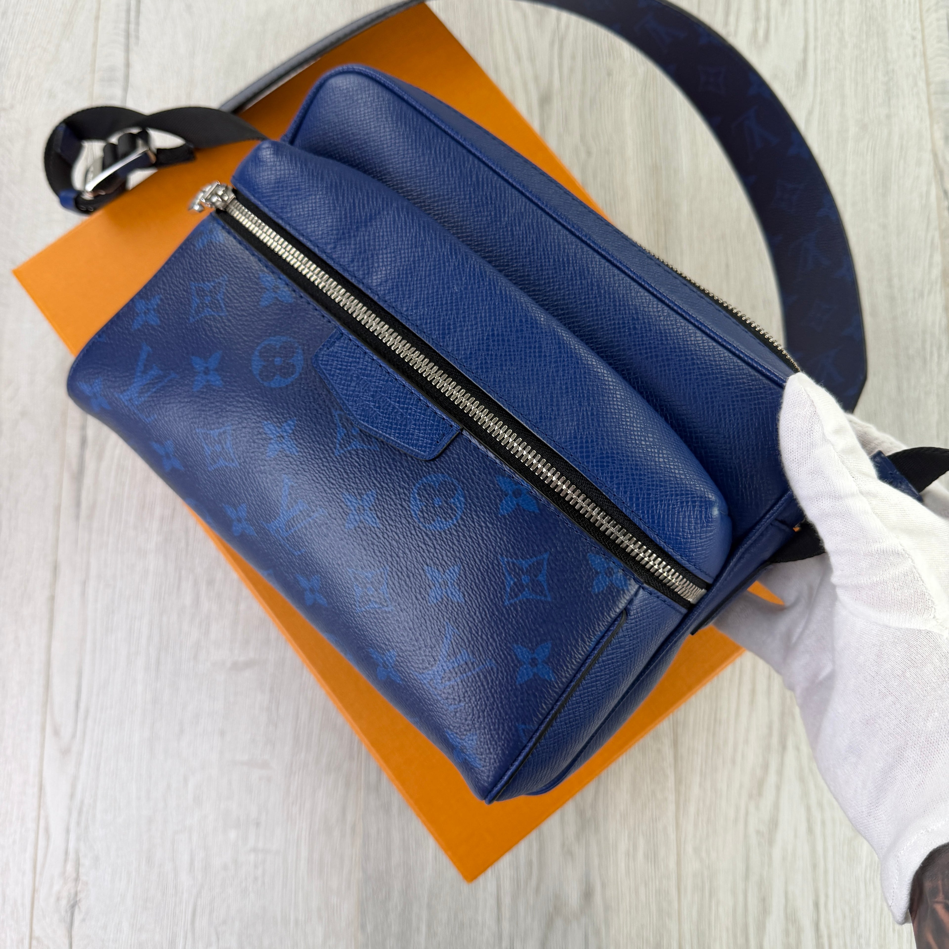 Louis Vuitton Men’s Blue Monogram Outdoor Messenger Bag