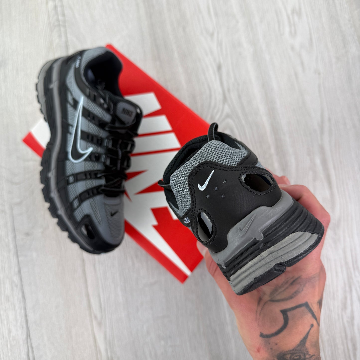 Nike P-6000 Black / Cool Grey Trainers