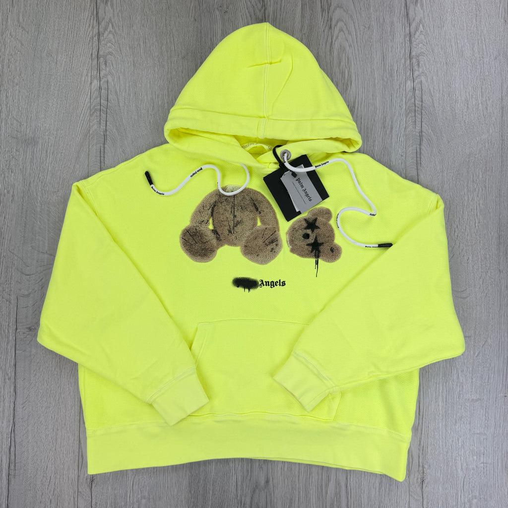 Palm Angels Kill The Bear Neon Yellow Hoodie