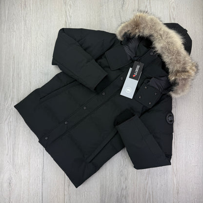 Canada Goose Men’s Black Badge Wyndham Parker Jacket - Medium