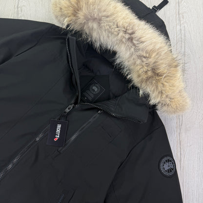 Canada Goose Men’s Black Borden Bomber Jacket Black Badge - Medium