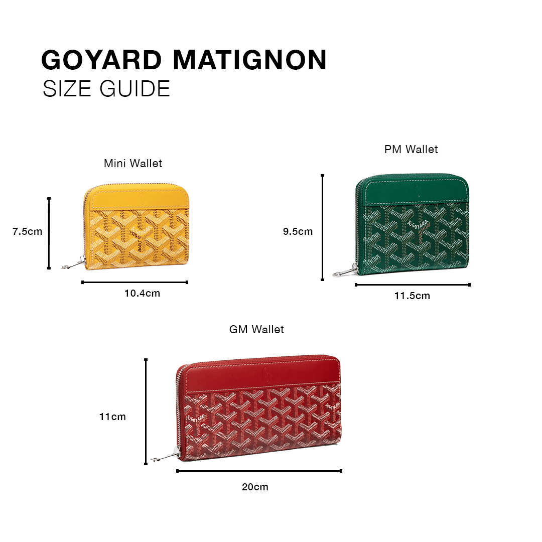 Goyard Matignon GM Wallet White